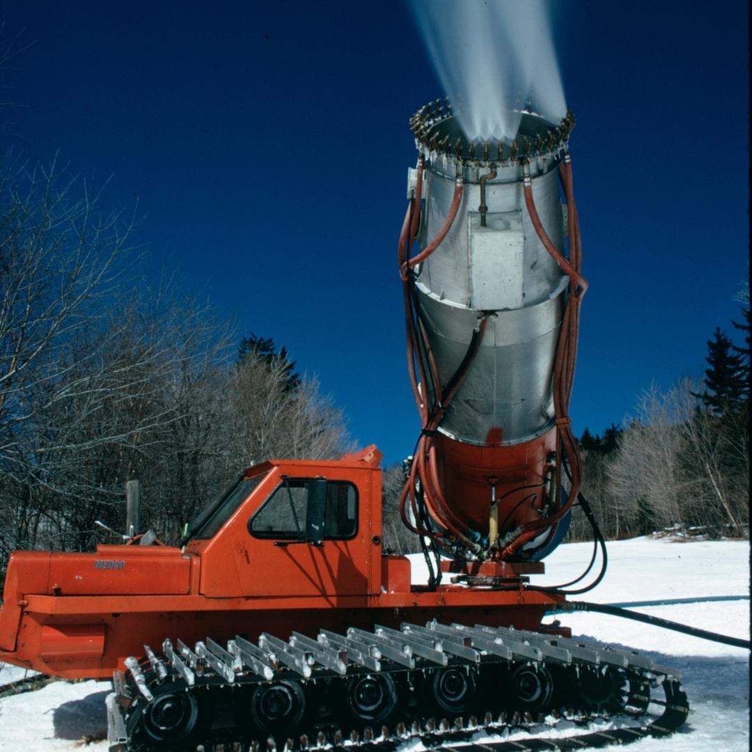 Old snow blower
