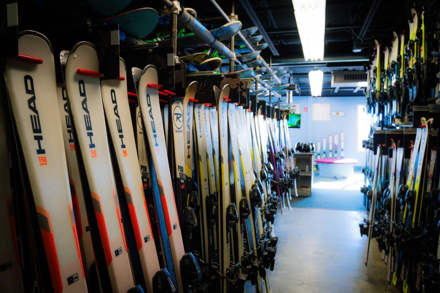 Rental skis