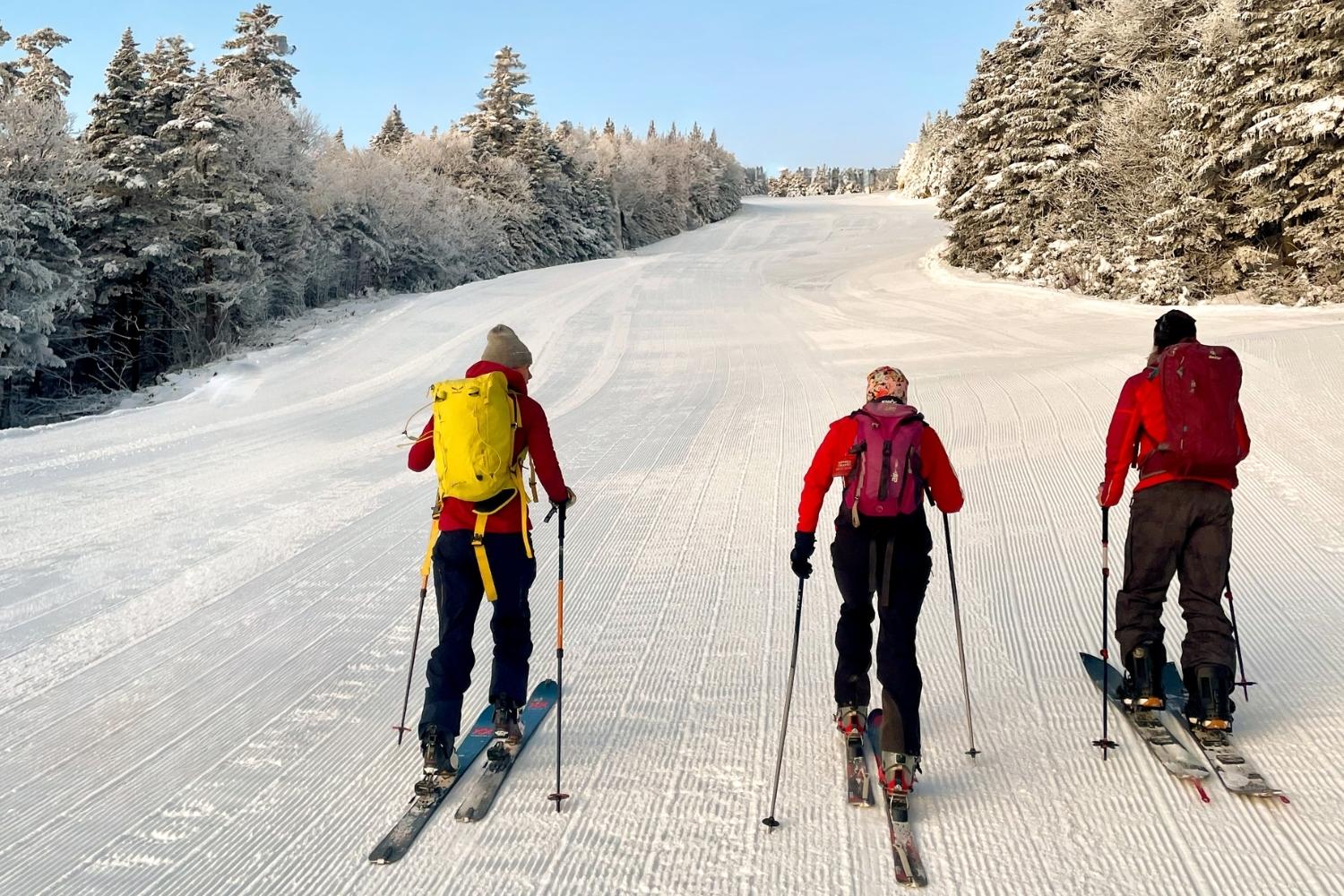 Uphill trio